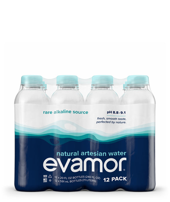 evamor 20oz. 12 Pack