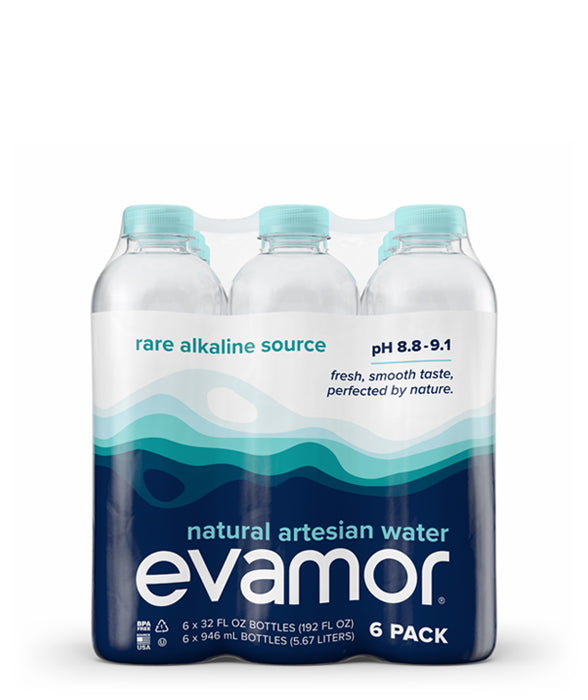evamor 32oz. 6 Pack
